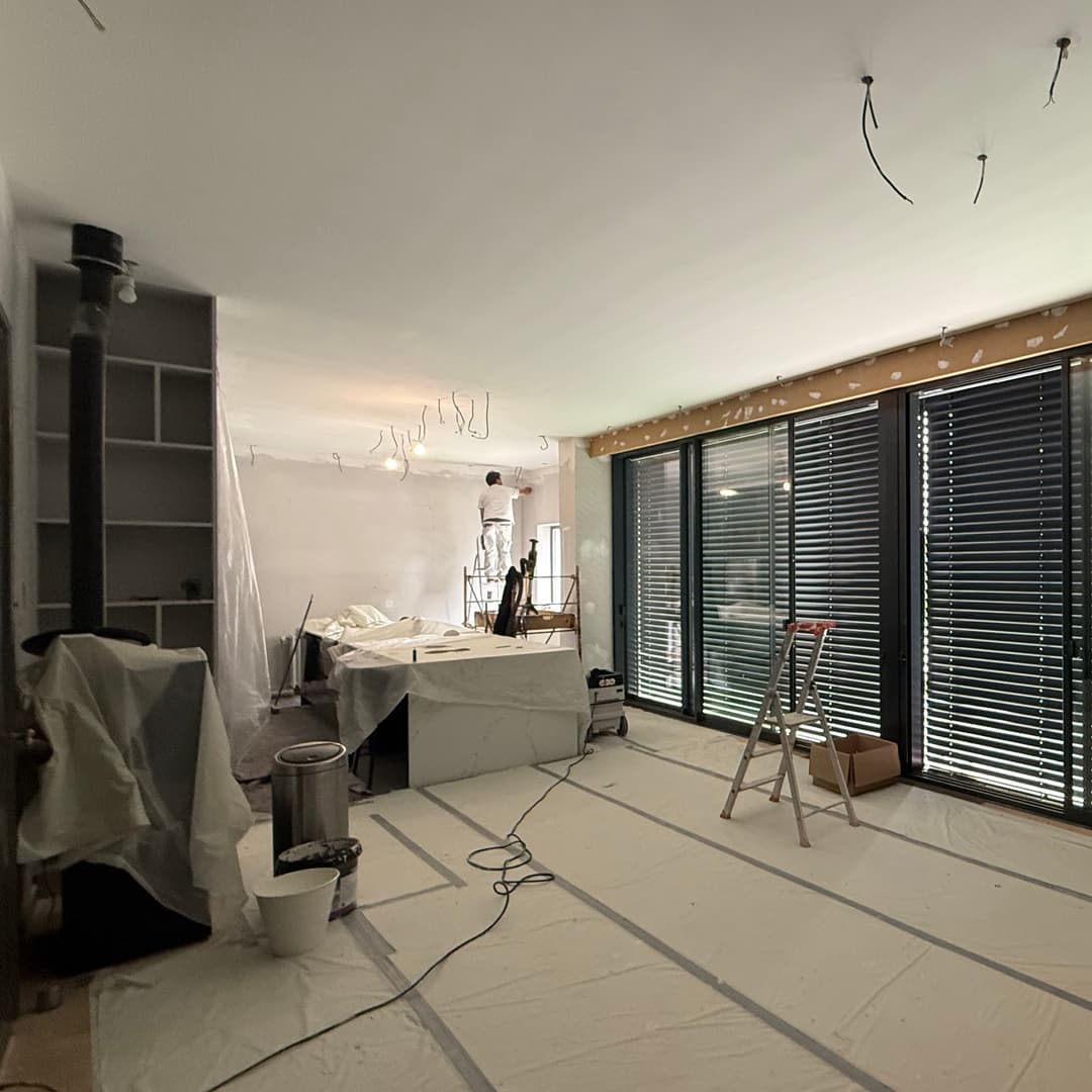 Baie vitrée en rénovation